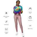 "Stay Stylish and Protected with Burkesgarb Women's Cropped Windbreaker"
