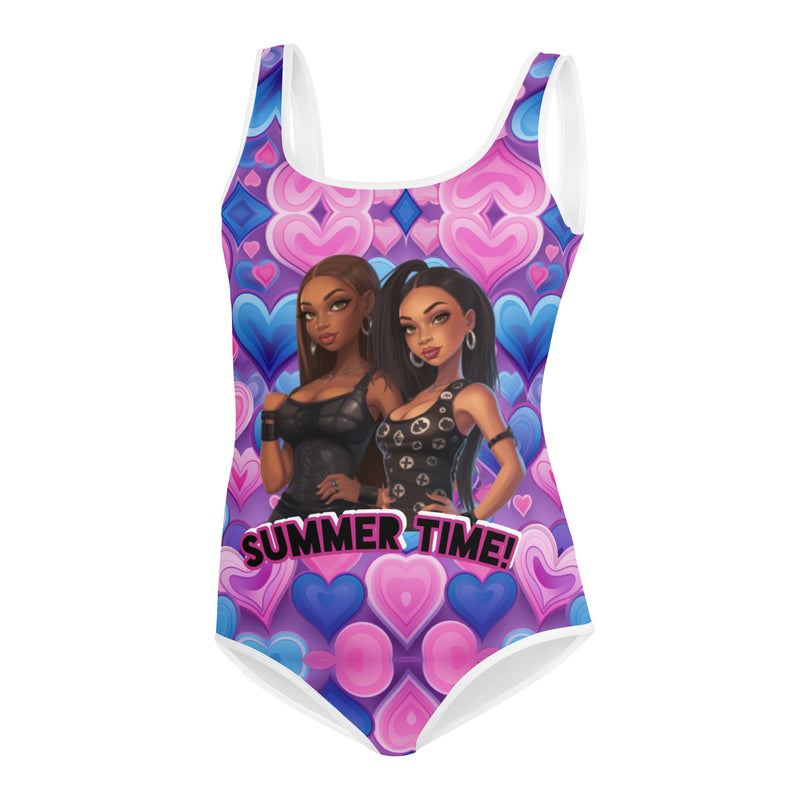 "Get Ready for Summer Fun with Burkesgarb SummerTime Girls Youth Swimsuit"