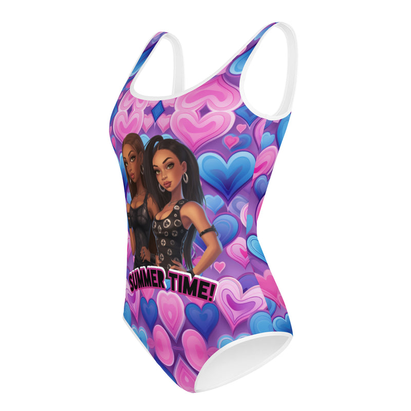 "Get Ready for Summer Fun with Burkesgarb SummerTime Girls Youth Swimsuit"