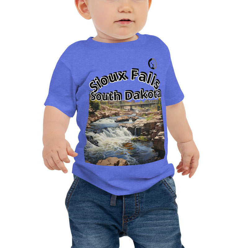 Baby Sioux Falls South Dakota Short Sleeve Tee | Burkesgarb