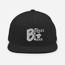 "Complete Your Look with Burkesgarb Embroidered BG Snapback Hat"