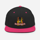 "Make a Bold Statement with Burkesgarb 'Thru the Fire' Snapback Hat - Ignite Your Style!"