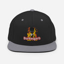 "Make a Bold Statement with Burkesgarb 'Thru the Fire' Snapback Hat - Ignite Your Style!"