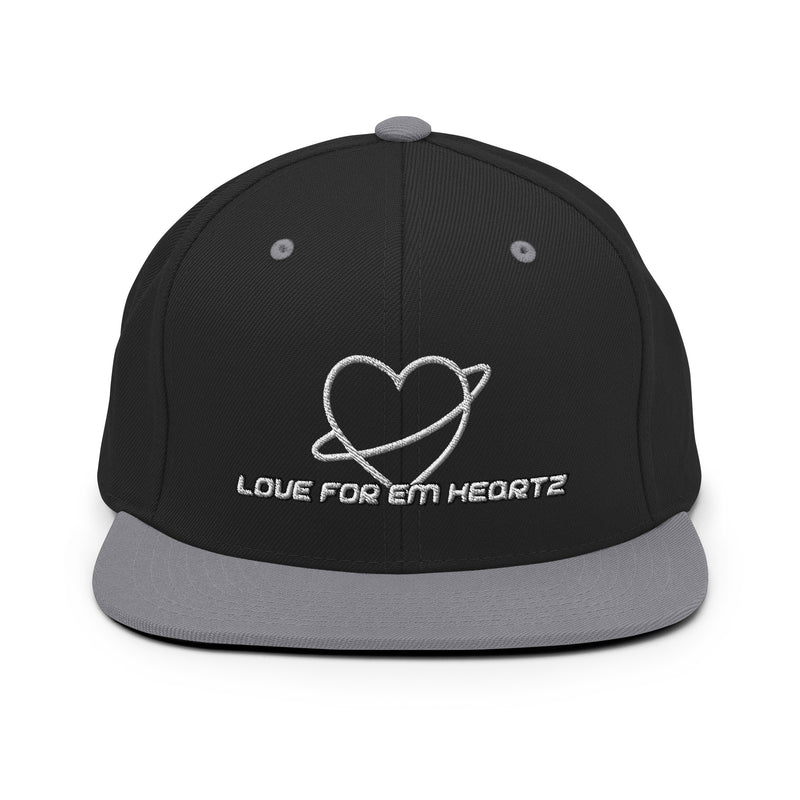 "Add Love and Style to Your Outfit with Burkesgarb Love for em Heartz Snapback Hat"