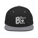"Complete Your Look with Burkesgarb Embroidered BG Snapback Hat"