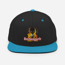 "Make a Bold Statement with Burkesgarb 'Thru the Fire' Snapback Hat - Ignite Your Style!"