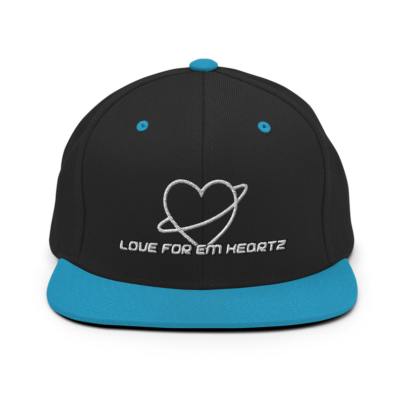 "Add Love and Style to Your Outfit with Burkesgarb Love for em Heartz Snapback Hat"