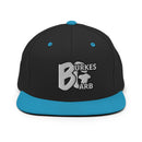 "Complete Your Look with Burkesgarb Embroidered BG Snapback Hat"