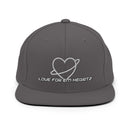 "Add Love and Style to Your Outfit with Burkesgarb Love for em Heartz Snapback Hat"