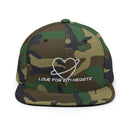 "Add Love and Style to Your Outfit with Burkesgarb Love for em Heartz Snapback Hat"