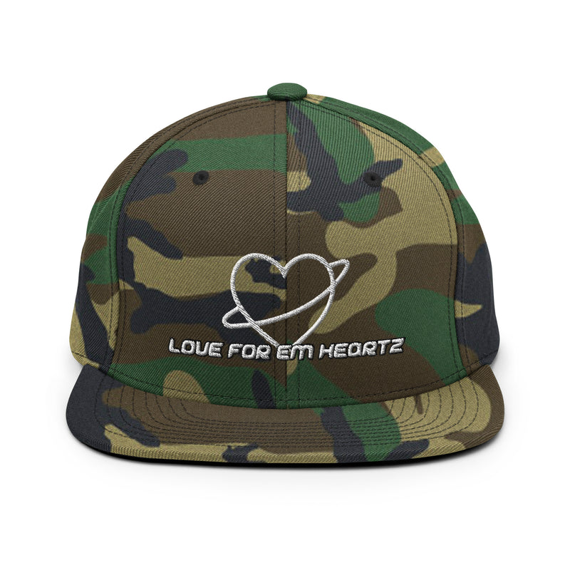 "Add Love and Style to Your Outfit with Burkesgarb Love for em Heartz Snapback Hat"