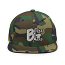 "Complete Your Look with Burkesgarb Embroidered BG Snapback Hat"