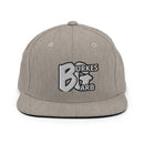 "Complete Your Look with Burkesgarb Embroidered BG Snapback Hat"