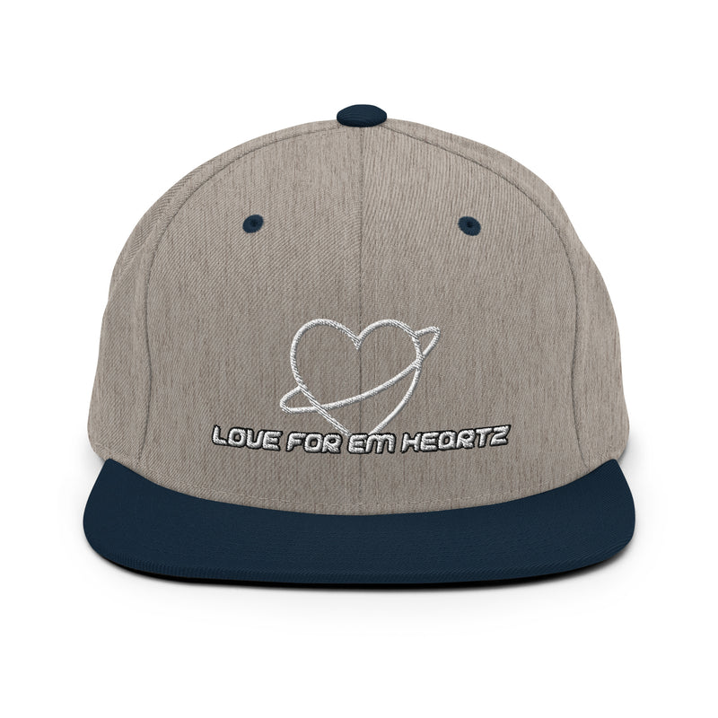 "Add Love and Style to Your Outfit with Burkesgarb Love for em Heartz Snapback Hat"