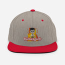 "Make a Bold Statement with Burkesgarb 'Thru the Fire' Snapback Hat - Ignite Your Style!"