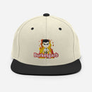 "Make a Bold Statement with Burkesgarb 'Thru the Fire' Snapback Hat - Ignite Your Style!"