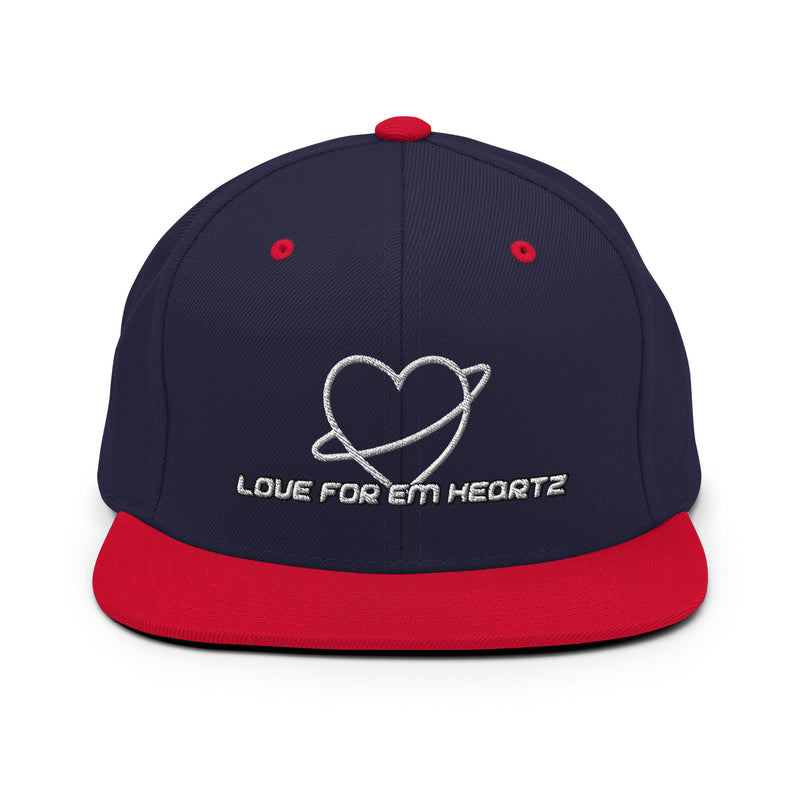 "Add Love and Style to Your Outfit with Burkesgarb Love for em Heartz Snapback Hat"