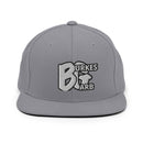 "Complete Your Look with Burkesgarb Embroidered BG Snapback Hat"