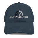 "Elevate Your Style with Burkesgarb's Distressed Dad Hat - A Timeless Accessory for Cool Dads"