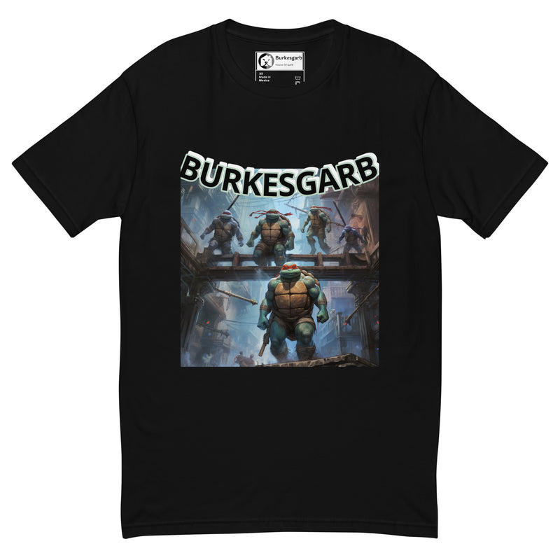 "Power Up Your Style with the Burkesgarb Turtle Power Short Sleeve T-shirt - Unleash Your Inner Hero!"