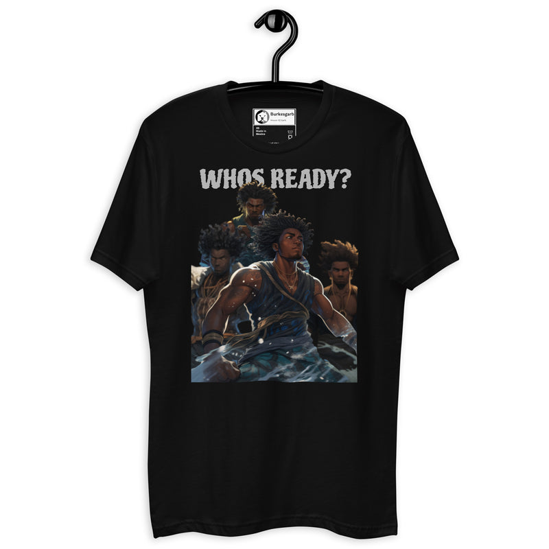 Stay Ready with BurkesGarb Who's Ready Men's Short Sleeve T-Shirt | Stylish and Comfortable Apparel