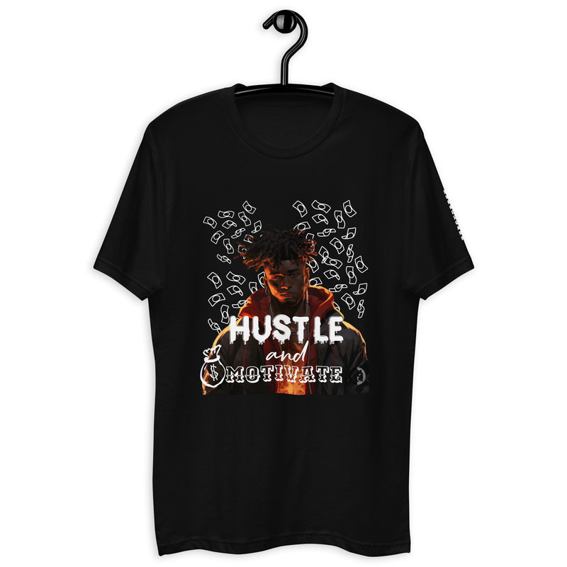 Stay Motivated and Stylish with BurkesGarb Hustle and Motivate T-Shirt | Inspirational Apparel for Men and Women