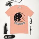 "Embrace Lunar Vibes with Burkesgarb Moon Short Sleeve T-shirt - Shine Bright with Stellar Style!"