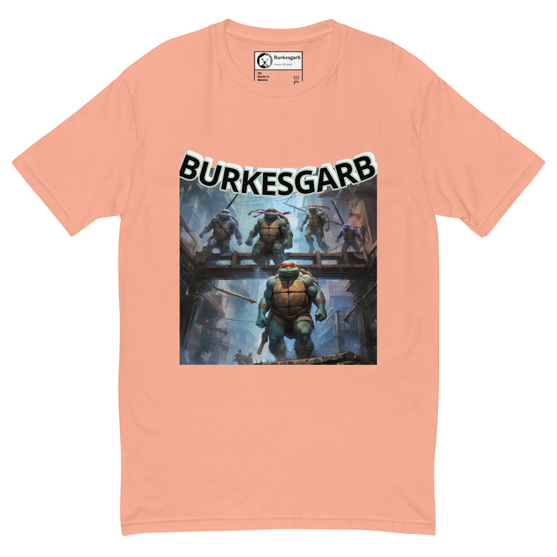 "Power Up Your Style with the Burkesgarb Turtle Power Short Sleeve T-shirt - Unleash Your Inner Hero!"