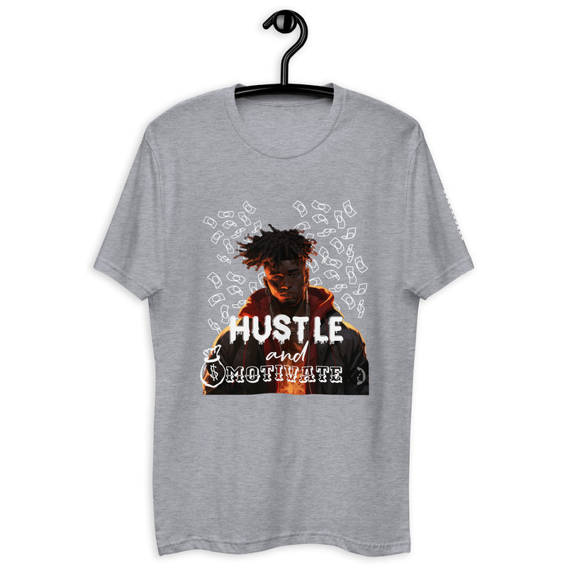 Stay Motivated and Stylish with BurkesGarb Hustle and Motivate T-Shirt | Inspirational Apparel for Men and Women