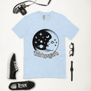 "Embrace Lunar Vibes with Burkesgarb Moon Short Sleeve T-shirt - Shine Bright with Stellar Style!"