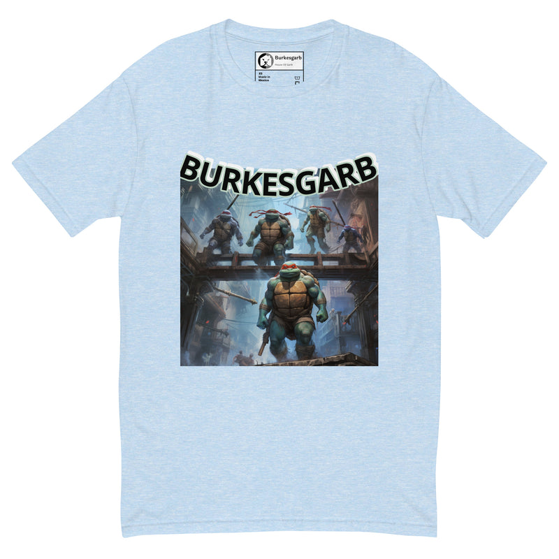 "Power Up Your Style with the Burkesgarb Turtle Power Short Sleeve T-shirt - Unleash Your Inner Hero!"