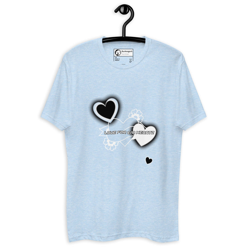 "Express Your Love in Style with Burkesgarb Men's Love for em Heartz T-Shirt"