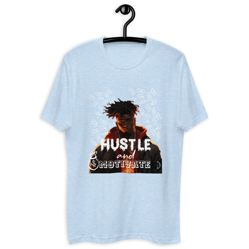 Stay Motivated and Stylish with BurkesGarb Hustle and Motivate T-Shirt | Inspirational Apparel for Men and Women