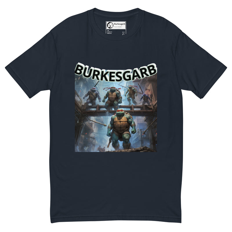 "Power Up Your Style with the Burkesgarb Turtle Power Short Sleeve T-shirt - Unleash Your Inner Hero!"