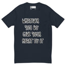"Embrace Passion and Commitment with Burkesgarb 'Whatever You Do Give Your Heart To It' Short Sleeve T-shirt"
