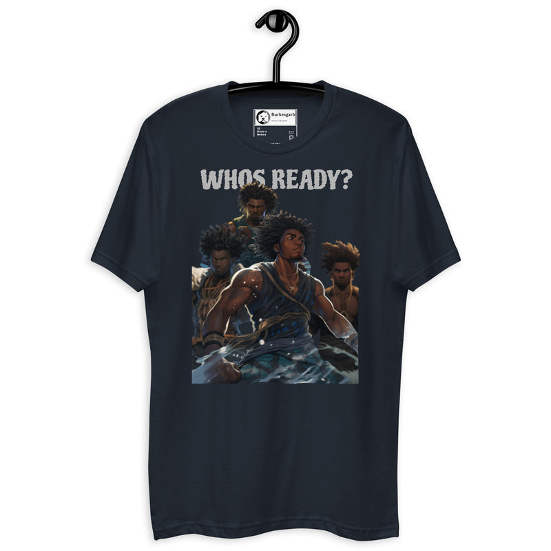 Stay Ready with BurkesGarb Who's Ready Men's Short Sleeve T-Shirt | Stylish and Comfortable Apparel