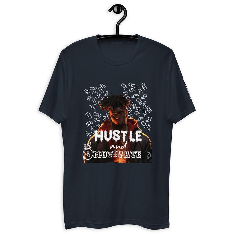 Stay Motivated and Stylish with BurkesGarb Hustle and Motivate T-Shirt | Inspirational Apparel for Men and Women