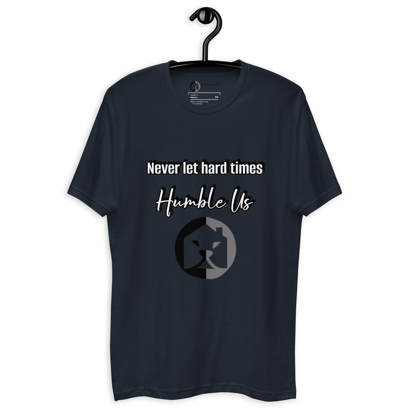 "Shop the Empowering Burkesgarb 'Never Let Hard Times Humble Us' T-Shirt"