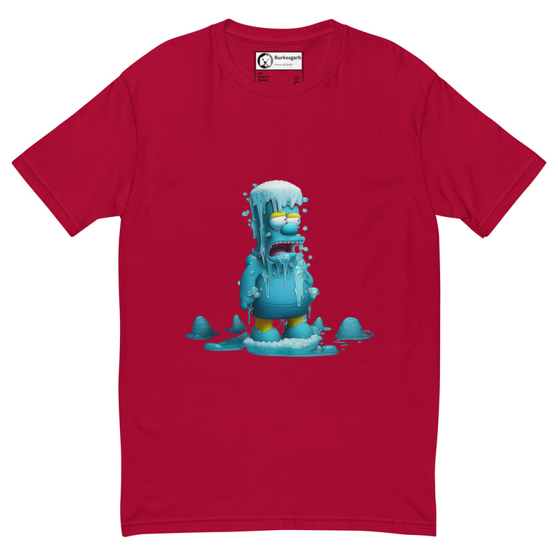 "Stay Cool and Stylish with Burkesgarb 'Ice Icicles' Short Sleeve T-shirt - Chill Out in Trendy Comfort!"