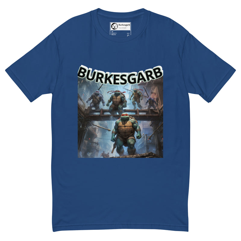 "Power Up Your Style with the Burkesgarb Turtle Power Short Sleeve T-shirt - Unleash Your Inner Hero!"