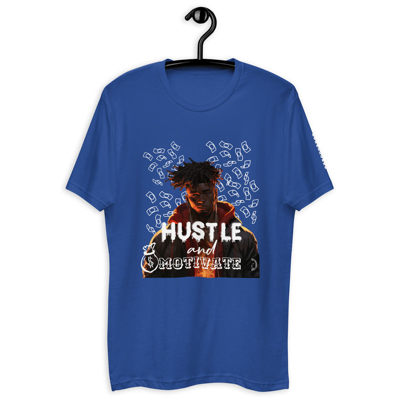 Stay Motivated and Stylish with BurkesGarb Hustle and Motivate T-Shirt | Inspirational Apparel for Men and Women