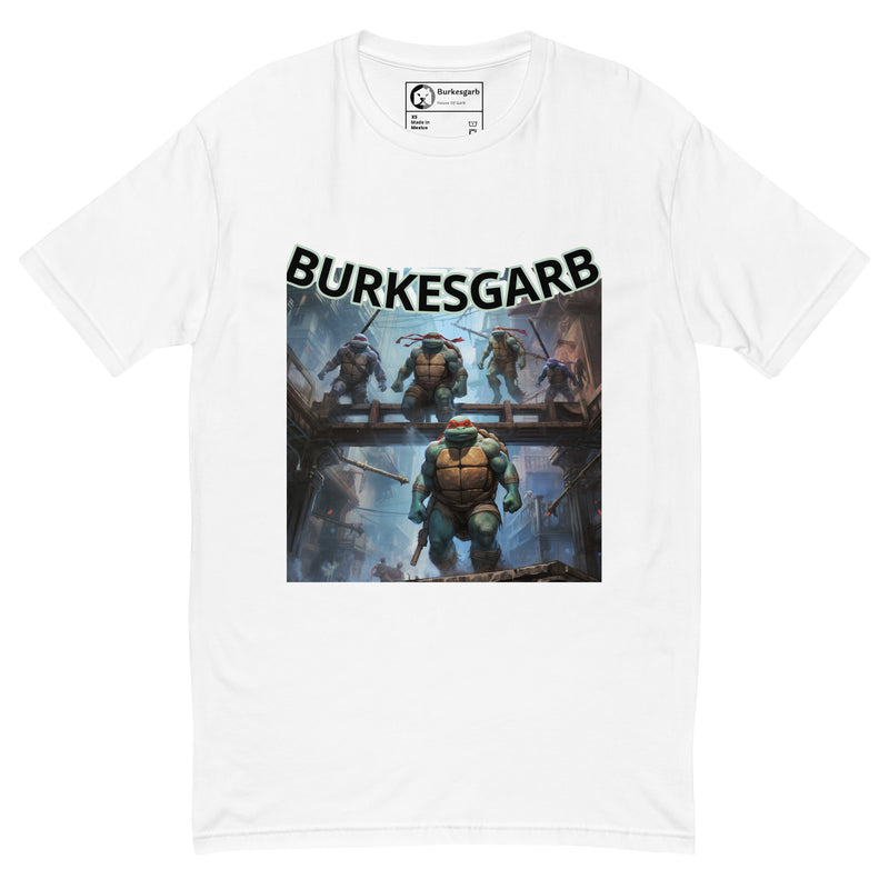 "Power Up Your Style with the Burkesgarb Turtle Power Short Sleeve T-shirt - Unleash Your Inner Hero!"