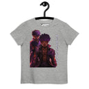 "Shop Burkesgarb Melanin Man Organic Cotton Kids T-Shirt | Empowering Melanin Magic"