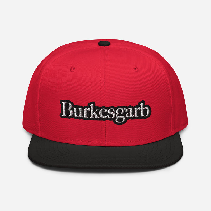 "Stay on Top of Your Style Game with Burkesgarb Snapback Hat - Trendy, Cool, and Adjustable!"