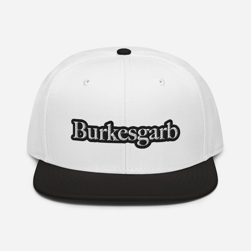 "Stay on Top of Your Style Game with Burkesgarb Snapback Hat - Trendy, Cool, and Adjustable!"