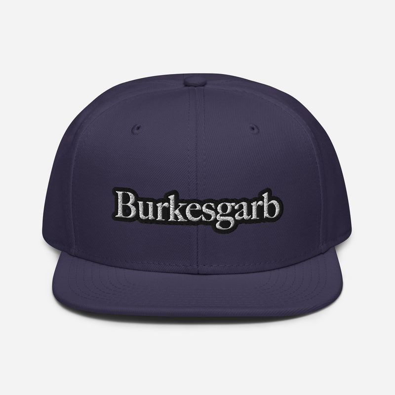 "Stay on Top of Your Style Game with Burkesgarb Snapback Hat - Trendy, Cool, and Adjustable!"