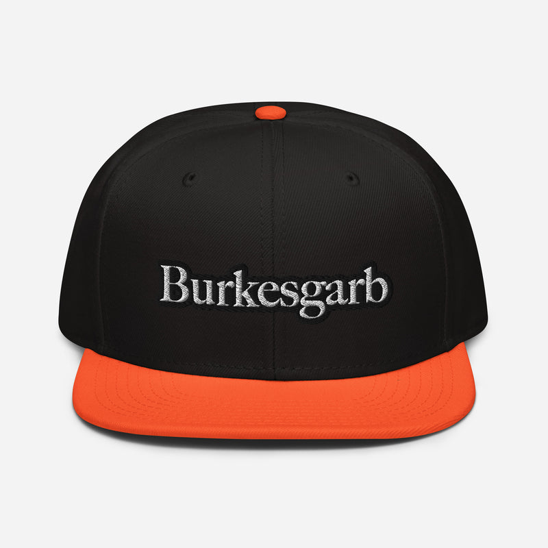 "Stay on Top of Your Style Game with Burkesgarb Snapback Hat - Trendy, Cool, and Adjustable!"