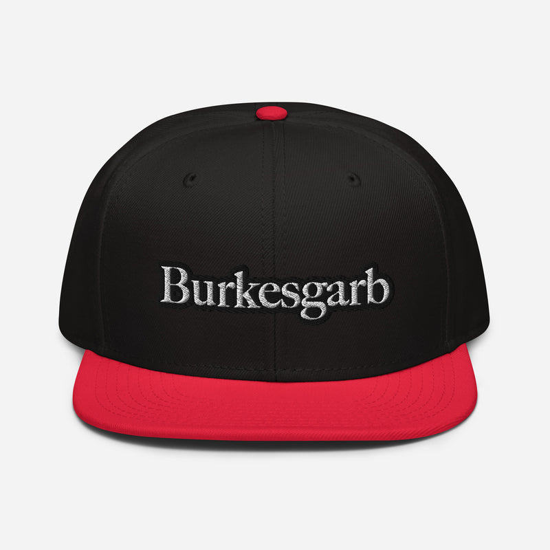 "Stay on Top of Your Style Game with Burkesgarb Snapback Hat - Trendy, Cool, and Adjustable!"