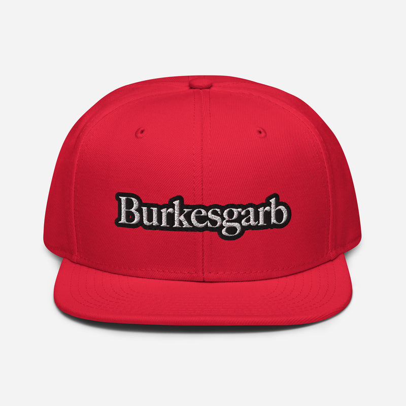 "Stay on Top of Your Style Game with Burkesgarb Snapback Hat - Trendy, Cool, and Adjustable!"