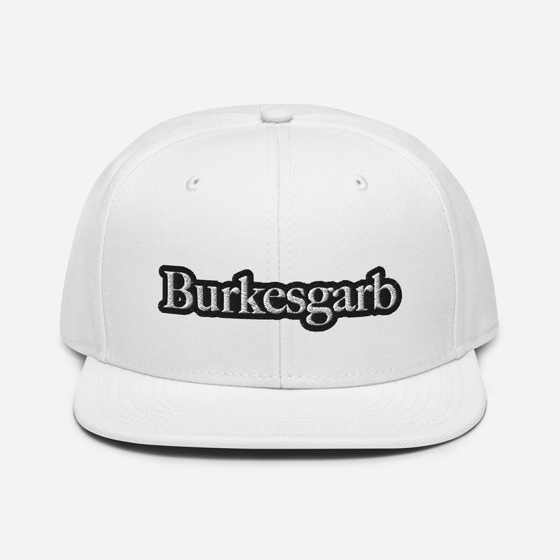 "Stay on Top of Your Style Game with Burkesgarb Snapback Hat - Trendy, Cool, and Adjustable!"